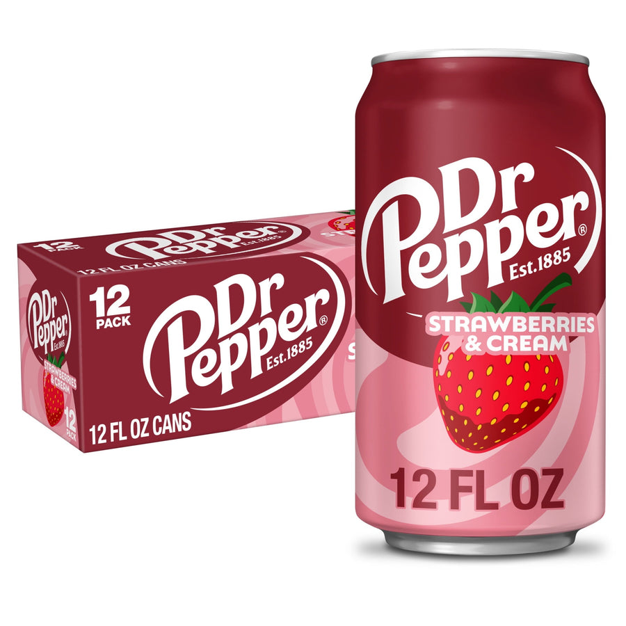 Dr Pepper Strawberries & Cream Soda E8